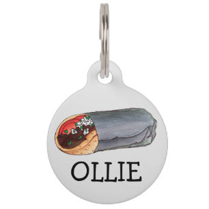 Médaillon Pour Animaux Gyro Gita Viande Sandwich Méditerranéen