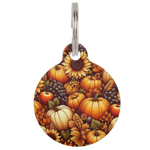 Médaillon Pour Animaux Halloween/Automne/Automne/citrouille