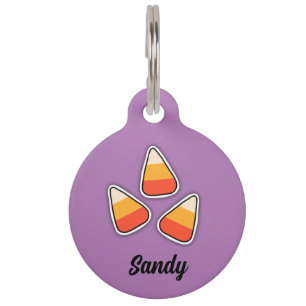 Médaillon Pour Animaux Halloween étiquette de animal de compagnie, bonbon