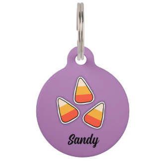 Médaillon Pour Animaux Halloween étiquette de animal de compagnie, bonbon