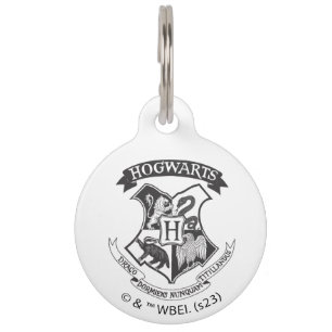 Médaillon Pour Animaux Harry Potter Blason Rétro de Poudlard