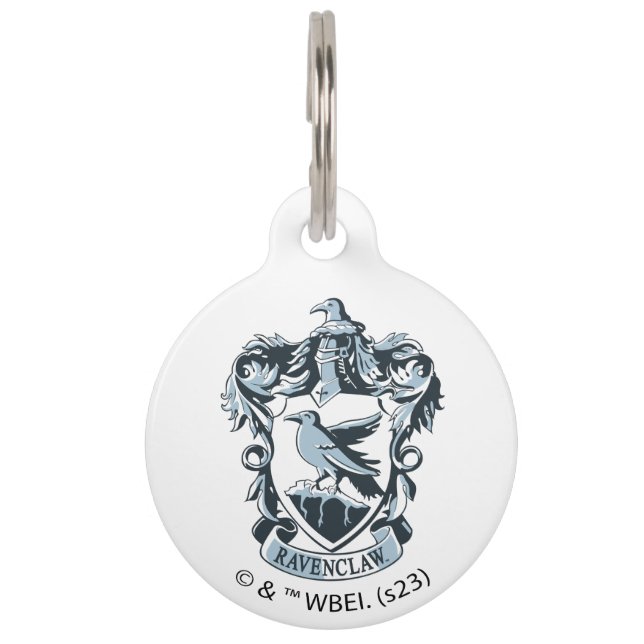 Médaillon Pour Animaux Harry Potter | Crête moderne de Ravenclaw (Devant)