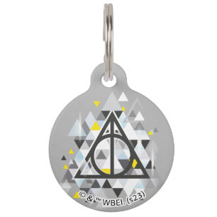 Médaillon Pour Animaux Harry Potter Geometric Deathly Hallows