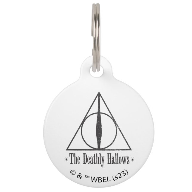 Médaillon Pour Animaux Harry Potter | L'Emblème Des Hauteurs Mortelles (Devant)