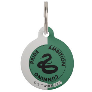 Médaillon Pour Animaux Harry Potter SLYTHERIN™ Caractéristiques graphiq
