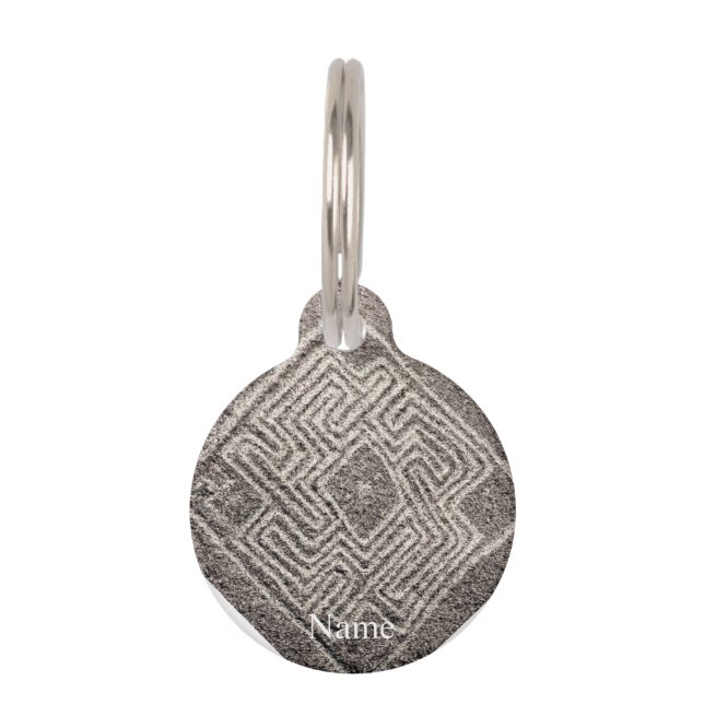 Médaillon Pour Animaux Hemet Maze Pierre Thunder_Cove (Dos)