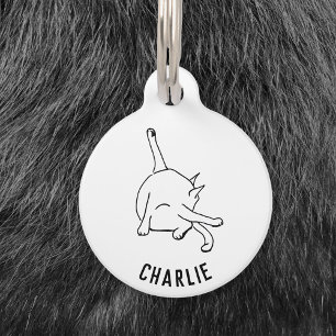 Médaillon Pour Animaux Humour de chat drôle