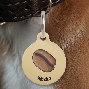 Médaillon Pour Animaux Icône de grain de café