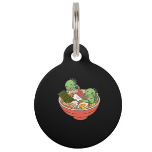 Médaillon Pour Animaux Iguana Kawaii Ramen Amusant Cadeau pour animaux do