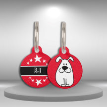 Illustration de chien mignon amusant et accessoire