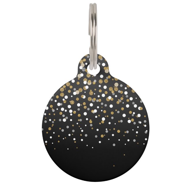 Médaillon Pour Animaux Illustration des points de Parties scintillant en  (Devant)