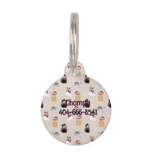 Médaillon Pour Animaux J'adore mes chats