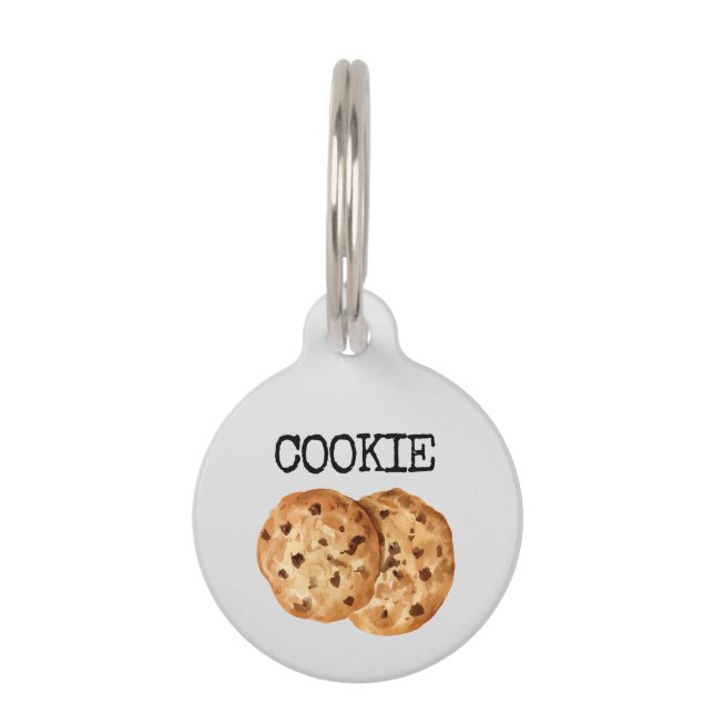 Médaillon Pour Animaux Je perds le cookie d'appel (Devant)