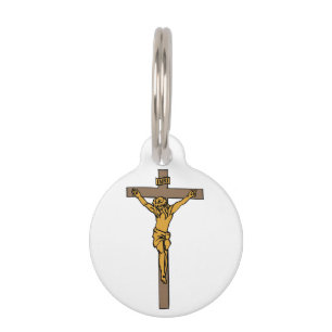 Médaillon Pour Animaux Jésus Christ