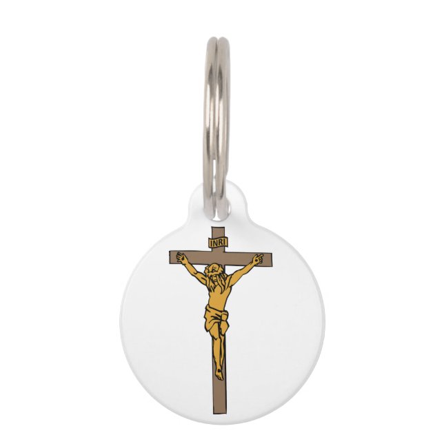 Médaillon Pour Animaux Jésus Christ (Devant)