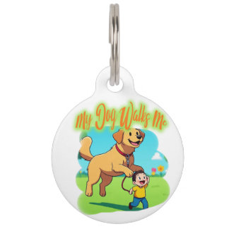 Médaillon Pour Animaux joli design humour 