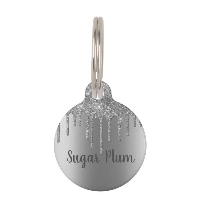 Médaillon Pour Animaux Joli Parties scintillant Drivers Animal Chien Chat (Devant)