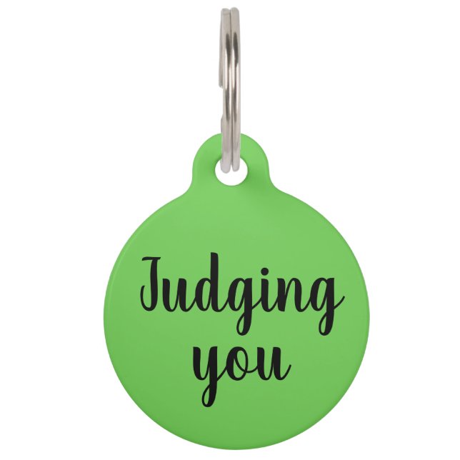 Médaillon Pour Animaux Jugement (Devant)