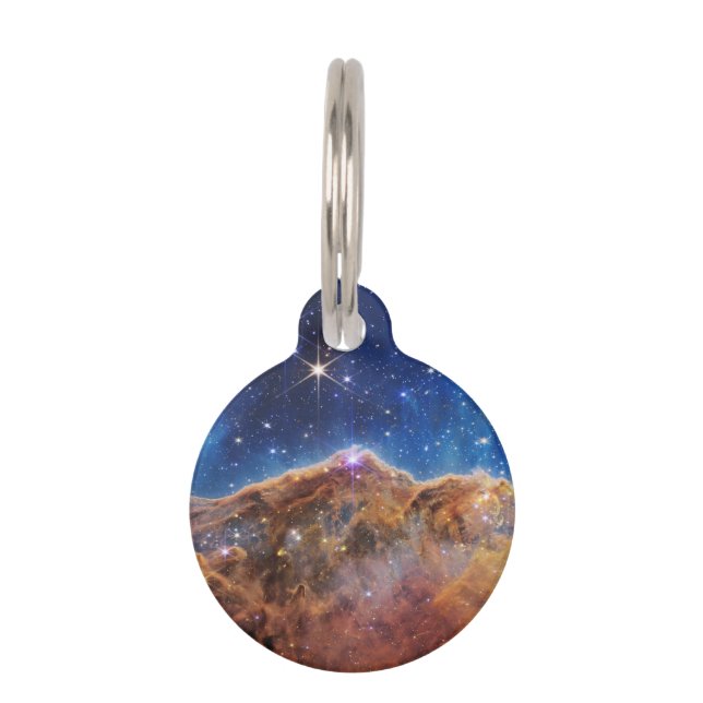 Médaillon Pour Animaux JWST James Webb Télescope Spatial Falaises cosmiqu (Devant)