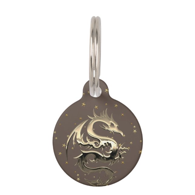 Médaillon Pour Animaux King Dragon (Devant)