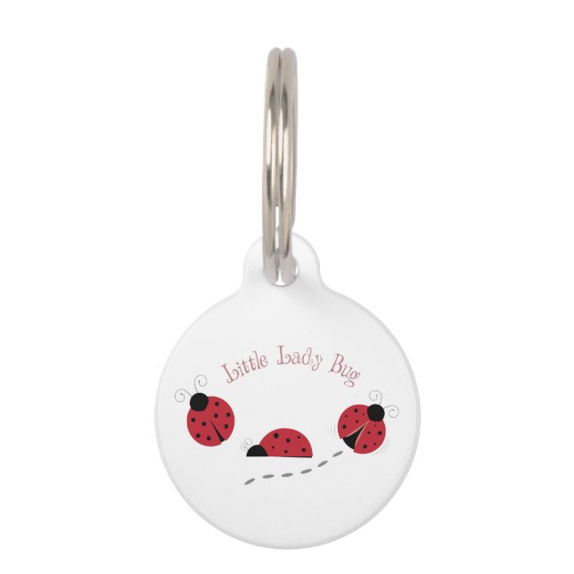 Médaillon Pour Animaux La Petite Dame (Devant)