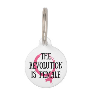 Médaillon Pour Animaux La révolution est féminine