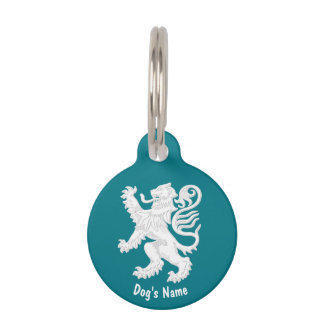 Médaillon Pour Animaux Le lion écossais personnalisent