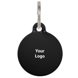 Médaillon Pour Animaux Logo personnalisé simple et élégant ici société g
