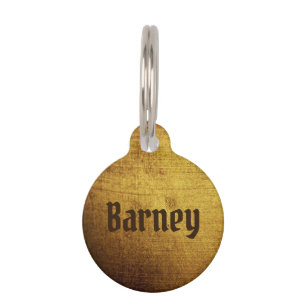 Médaillon Pour Animaux L'or vintage-Look utilisé. Art vintage