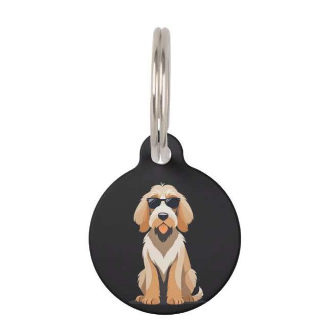 Médaillon Pour Animaux Loutre de compagnie cool avec lunettes de soleil (Devant)