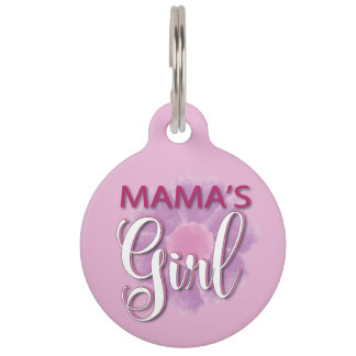 Médaillon Pour Animaux Mamas Girl