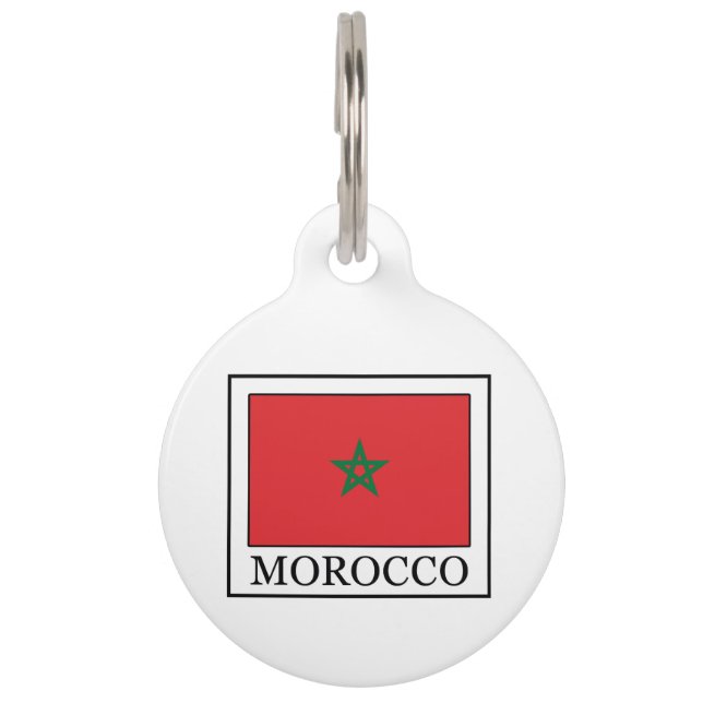 Médaillon Pour Animaux Maroc (Devant)