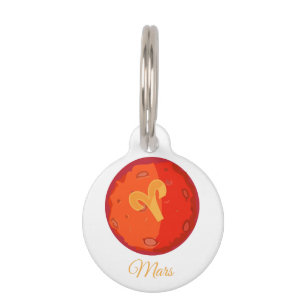 Médaillon Pour Animaux Mars