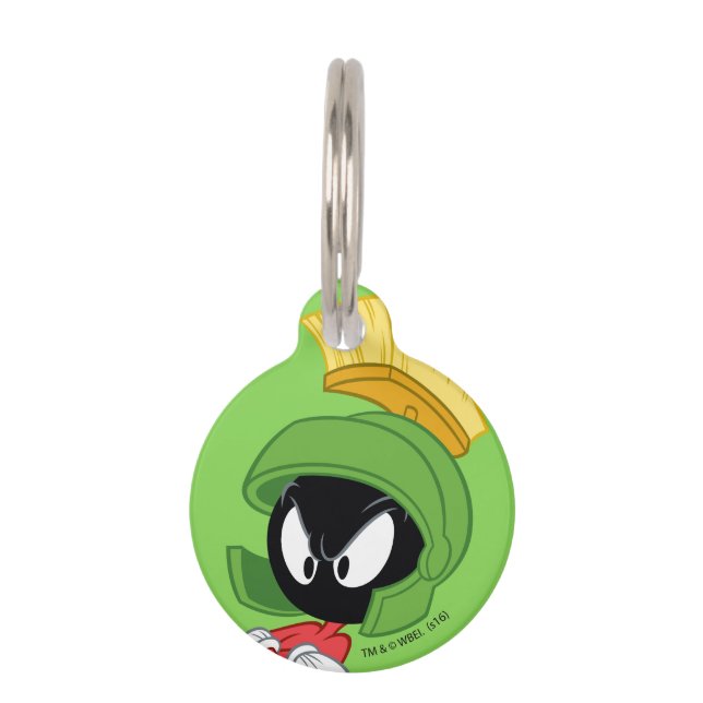 Médaillon Pour Animaux MARVIN MARTIAN™| Traversée d'armes (Devant)