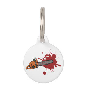 Médaillon Pour Animaux Massacre de Chainsaw