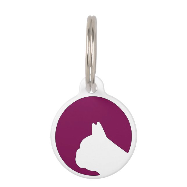 Médaillon Pour Animaux Médaille pour Frenchie (Devant)