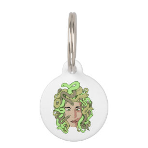 Médaillon Pour Animaux Medusa