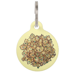 Médaillon Pour Animaux Mon nom est ALOO Gobi Indian Food Cuisine Foody