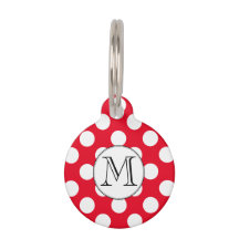 Monogramme Pointe Polka Cute Personnalisé Choisir 