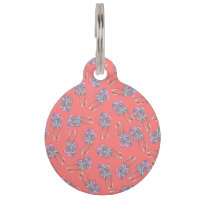 Motif tropical de palmiers d'été Girly sur le