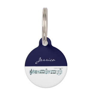 Médaillon Pour Animaux No. 5 (bleu) de symphonie de Beethoven