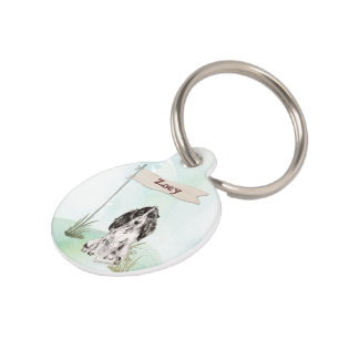 Médaillon Pour Animaux Nom personnalisé Cocker Spaniel Pet Chien