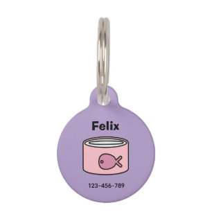 Médaillon Pour Animaux Nourris-moi ! Chat