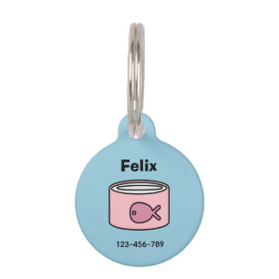 Médaillon Pour Animaux Nourris-moi ! Chat