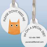 Orange Chat ne me nourrit pas Médicale