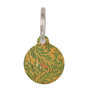 Médaillon Pour Animaux Orange Tree Vintage Wallpaper Pattern Art Nouveau