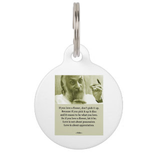 Médaillon Pour Animaux Osho