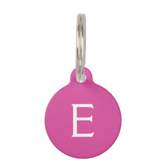 Médaillon Pour Animaux Papillon Amour | Uni Magenta 2 Personnel