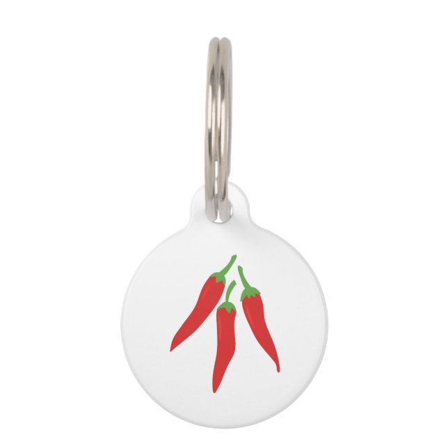 Médaillon Pour Animaux Peppers chili (Devant)