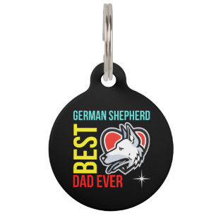 Médaillon Pour Animaux père berger allemand